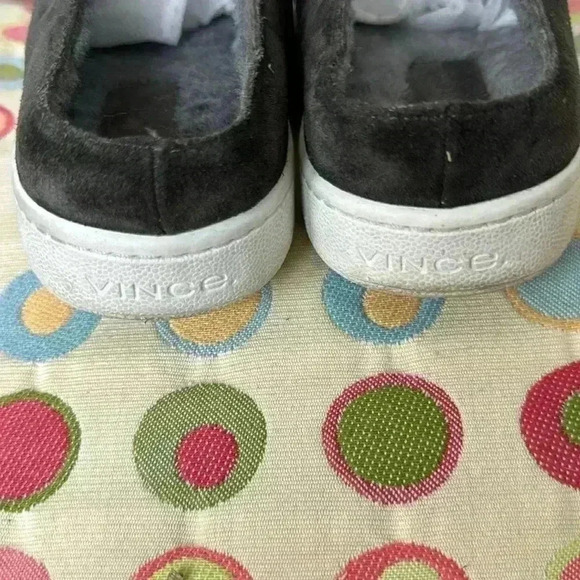 Vince Verrell 3 Suede Shearling Mule Style Sneaker Size 7.5 - Picture 7 of 8